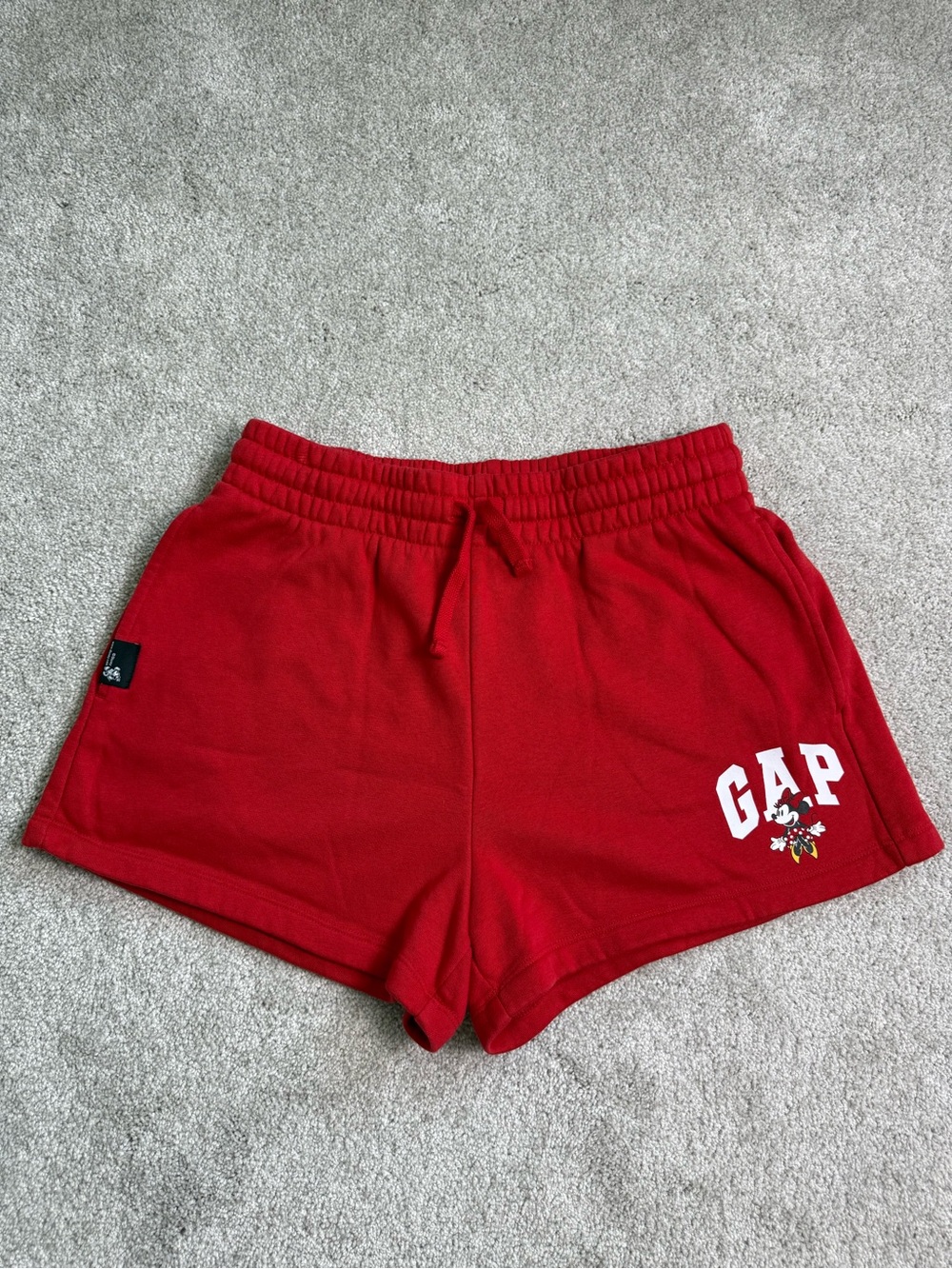 GAP Red Women’s Athletic Shorts with Drawstring